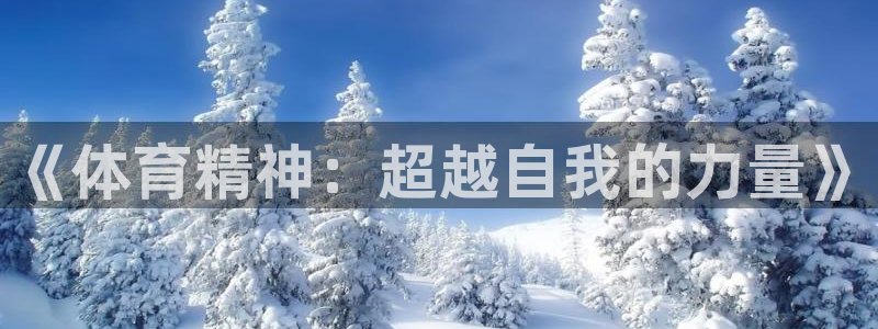 米兰体育官网下载招商电话号码：《体育精神：超越自我的力量》