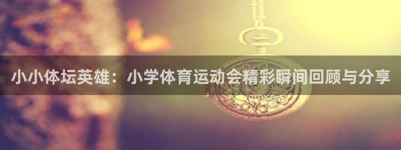米兰体育官网下载招商电话是多少：小小体坛英雄：小学体