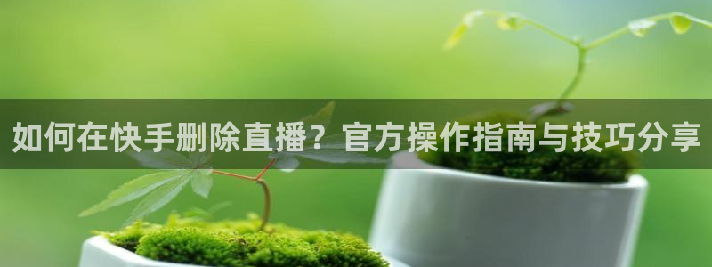 下载松鼠电视直播：如何在快手删除直播？官方操作指南与技巧分享